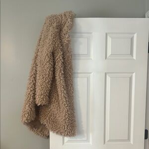 Cozy Tan Faux Fur Jacket